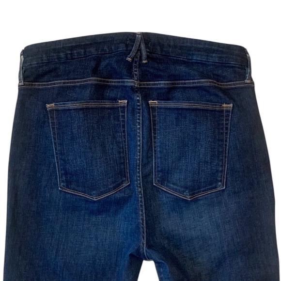 Good American Good Legs Crop Jeans High Rise Dark Wash Women's 16 - Picture 8 of 9